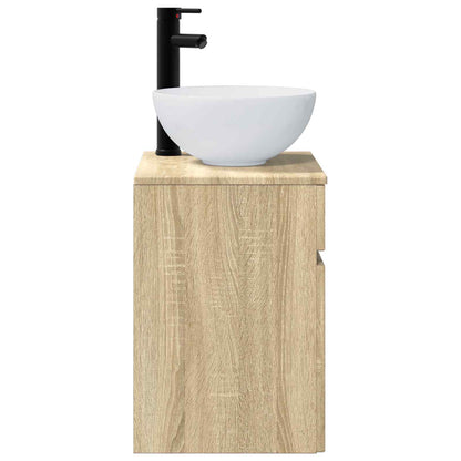 Wall-mounted Sink Vanity Sonoma Oak 39 x 41 x 64.5 cm