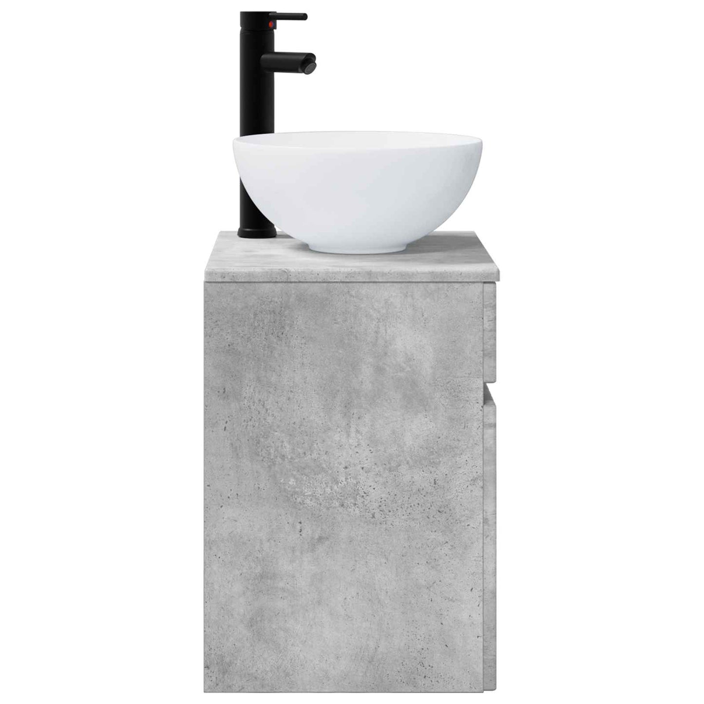 Wall-mounted Sink Vanity Concrete Grey 39 x 41 x 64.5 cm