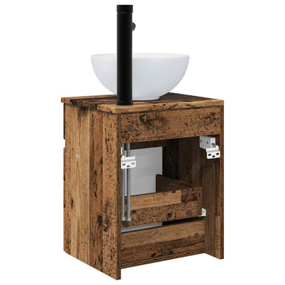 Wall-mounted Sink Vanity Old Wood 39 x 41 x 64.5 cm