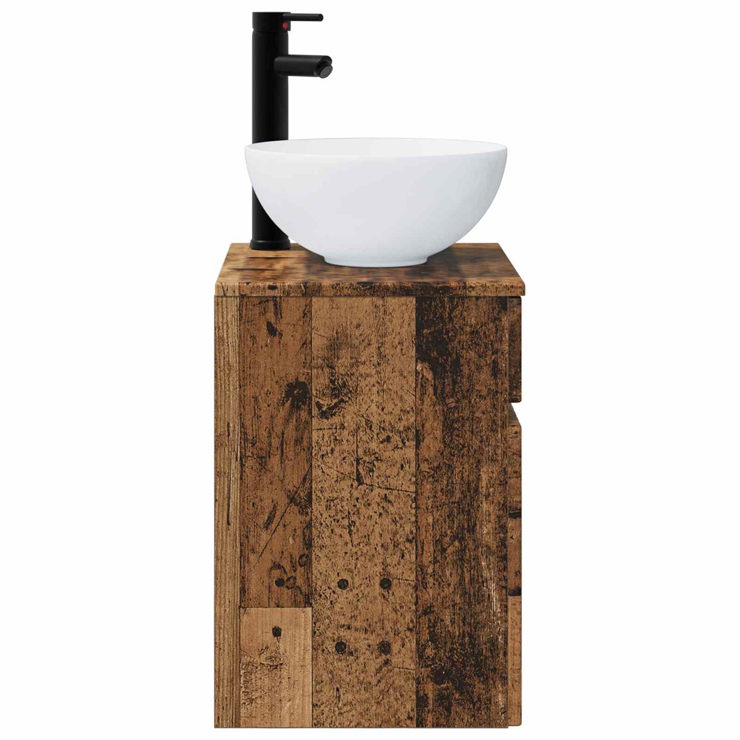 Wall-mounted Sink Vanity Old Wood 39 x 41 x 64.5 cm