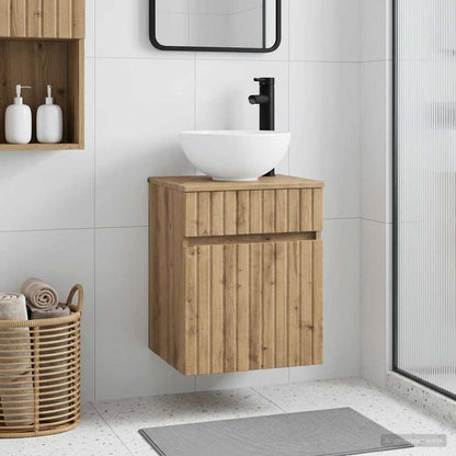 Wall-mounted Sink Vanity Artisan Oak 39 x 41 x 64.5 cm