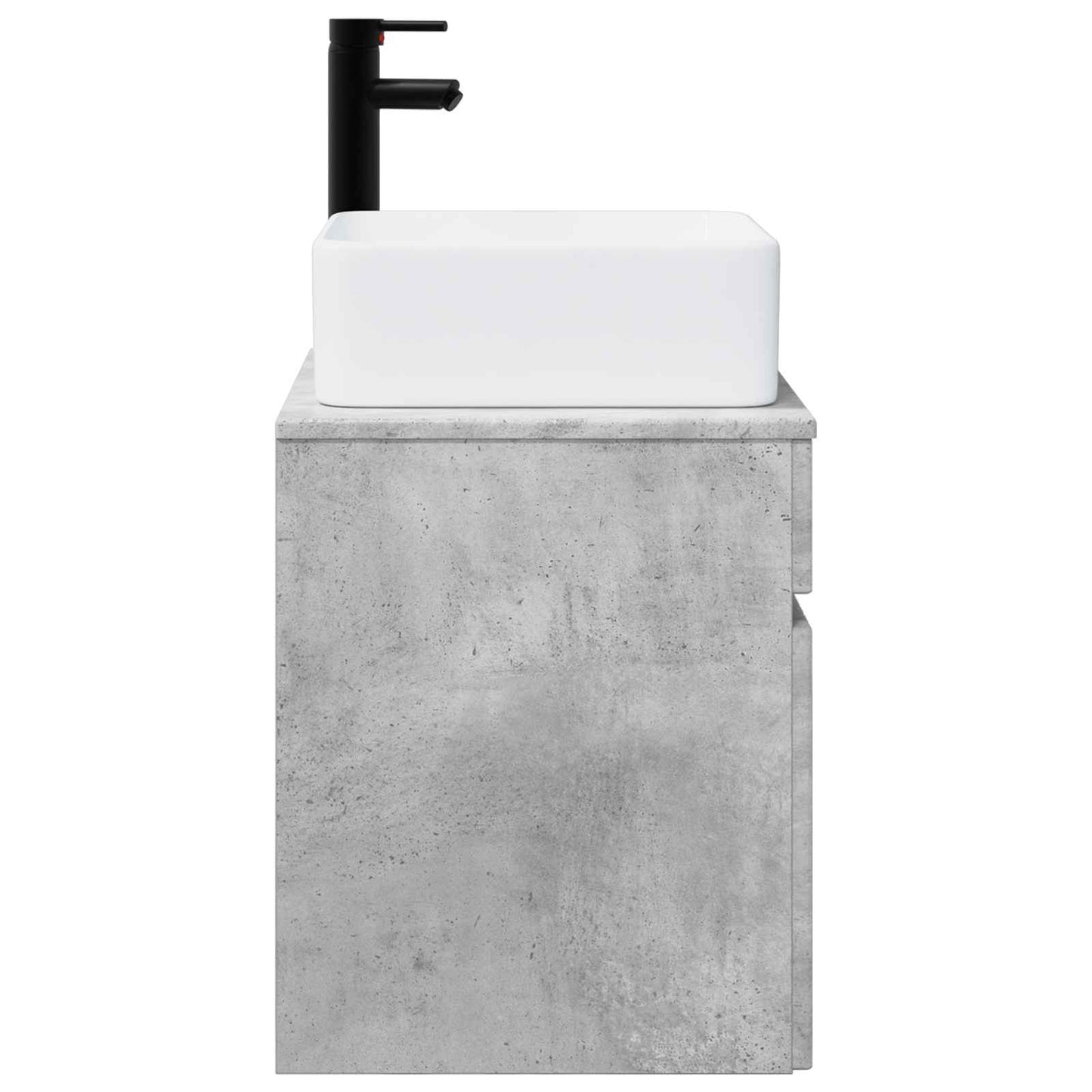 Wall-mounted Sink Vanity Concrete Grey 49 x 41 x 63 cm