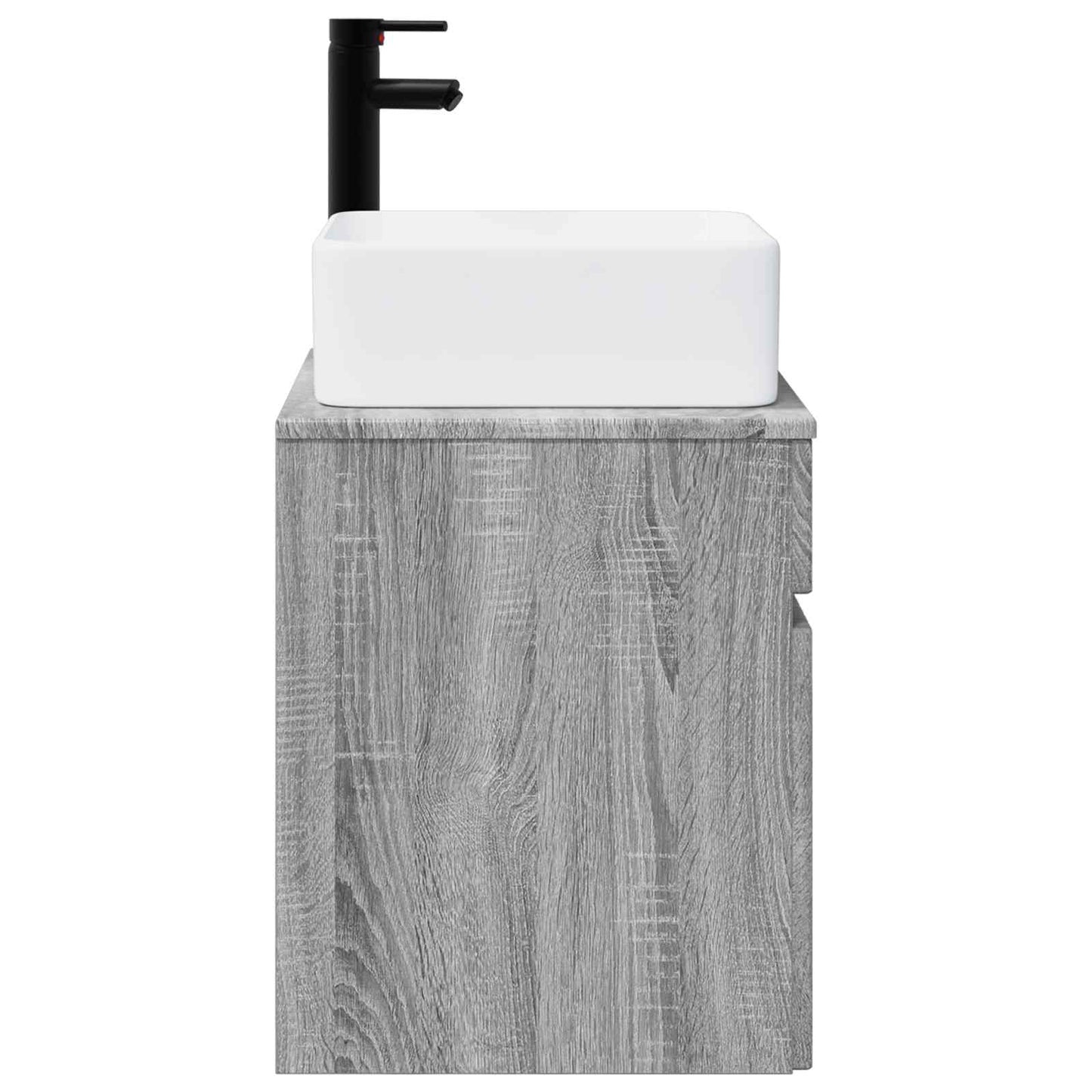 Wall-mounted Sink Vanity Grey Sonoma 49 x 41 x 63 cm