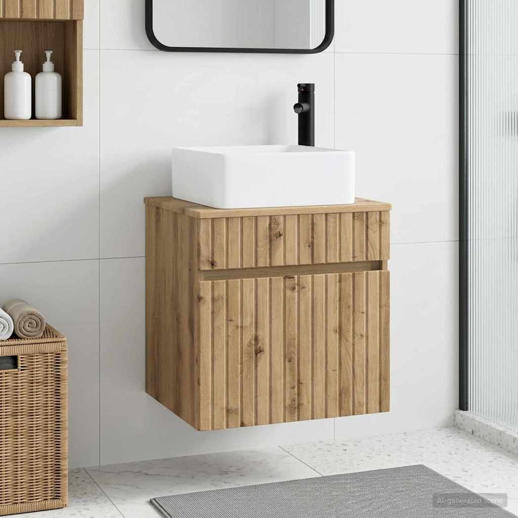 Wall-mounted Sink Vanity Artisan Oak 49 x 41 x 63 cm
