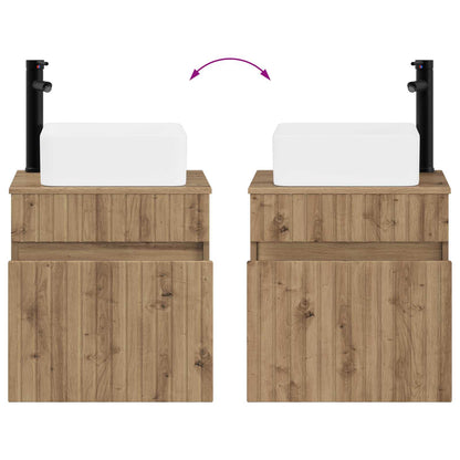 Wall-mounted Sink Vanity Artisan Oak 49 x 41 x 63 cm