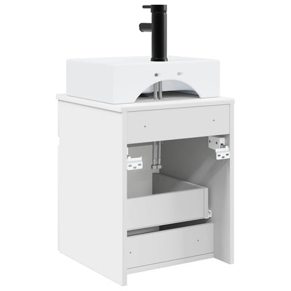Wall-mounted Sink Vanity White 39 x 41 x 62.5 cm