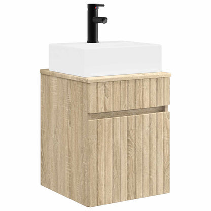 Wall-mounted Sink Vanity Sonoma Oak 39 x 41 x 62.5 cm