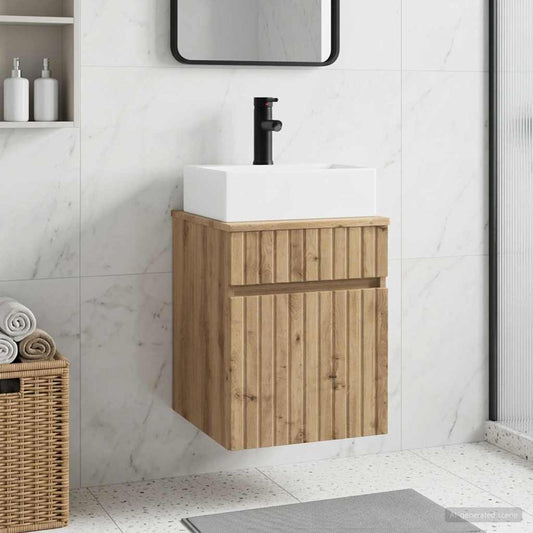 Wall-mounted Sink Vanity Artisan Oak 39 x 41 x 62.5 cm