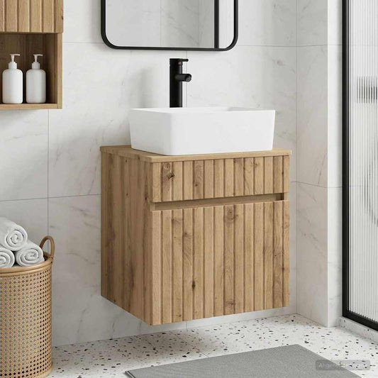 Wall-mounted Sink Vanity Artisan Oak 49 x 41 x 63 cm