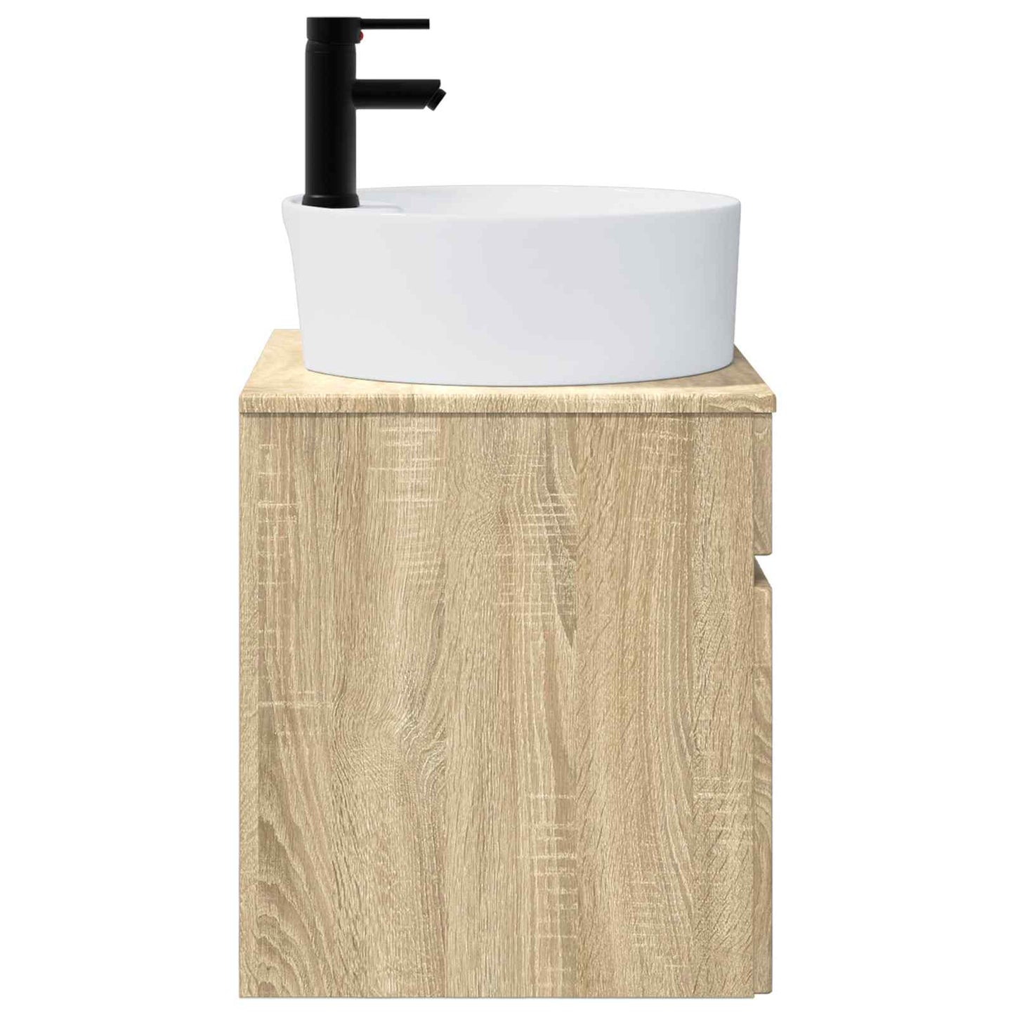 Wall-mounted Sink Vanity Sonoma Oak 49 x 44.5 x 65 cm