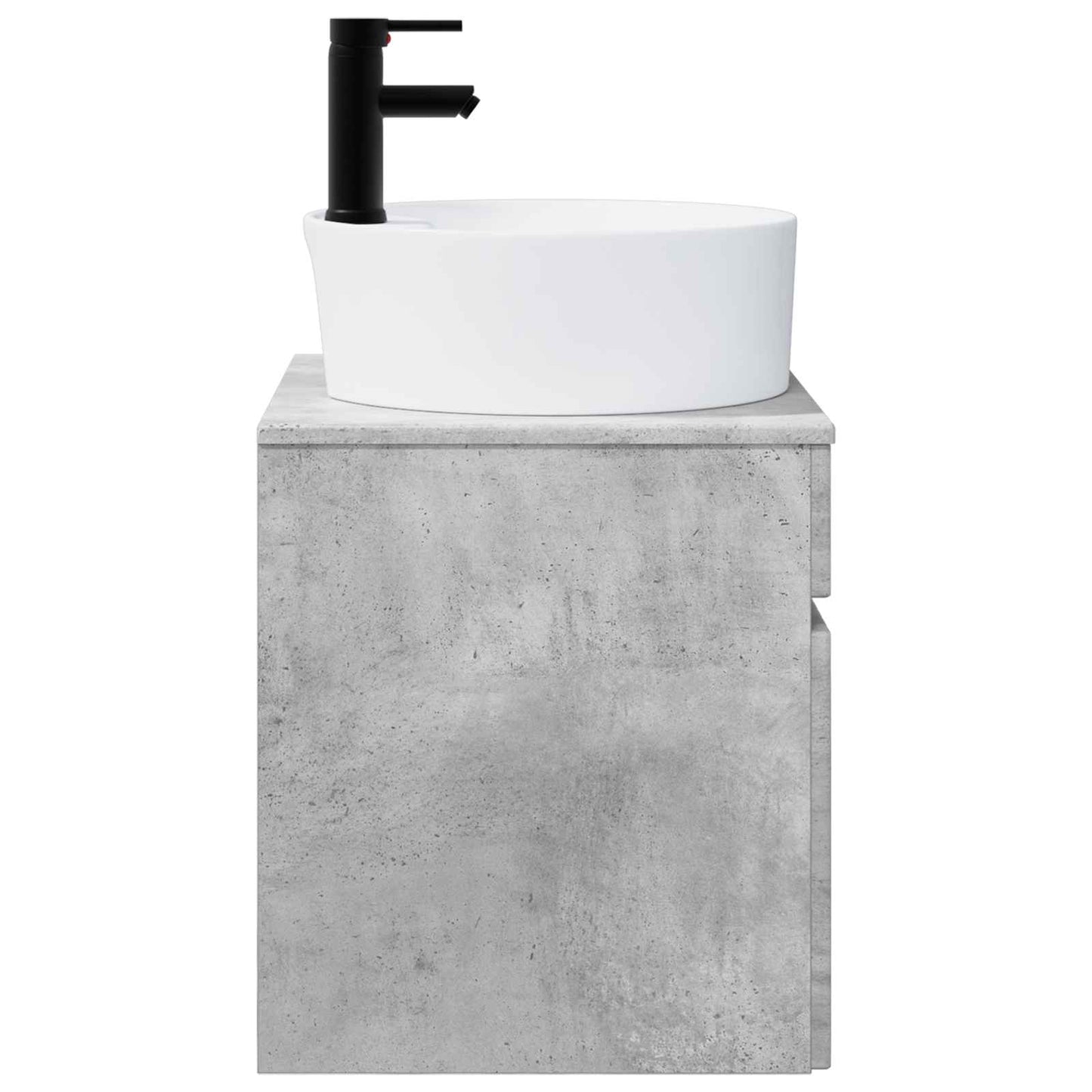 Wall-mounted Sink Vanity Concrete Grey 49 x 44.5 x 65 cm