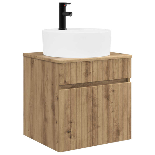 Wall-mounted Sink Vanity Artisan Oak 49 x 44.5 x 65 cm