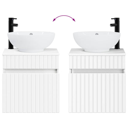 Wall-mounted Sink Vanity White 49 x 44.5 x 66.5 cm