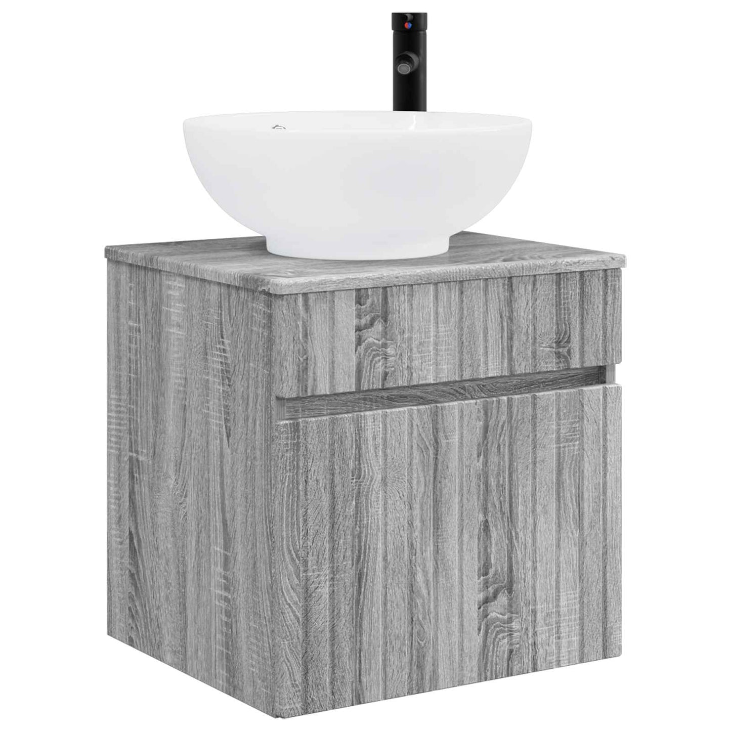 Wall-mounted Sink Vanity Grey Sonoma 49 x 44.5 x 66.5 cm