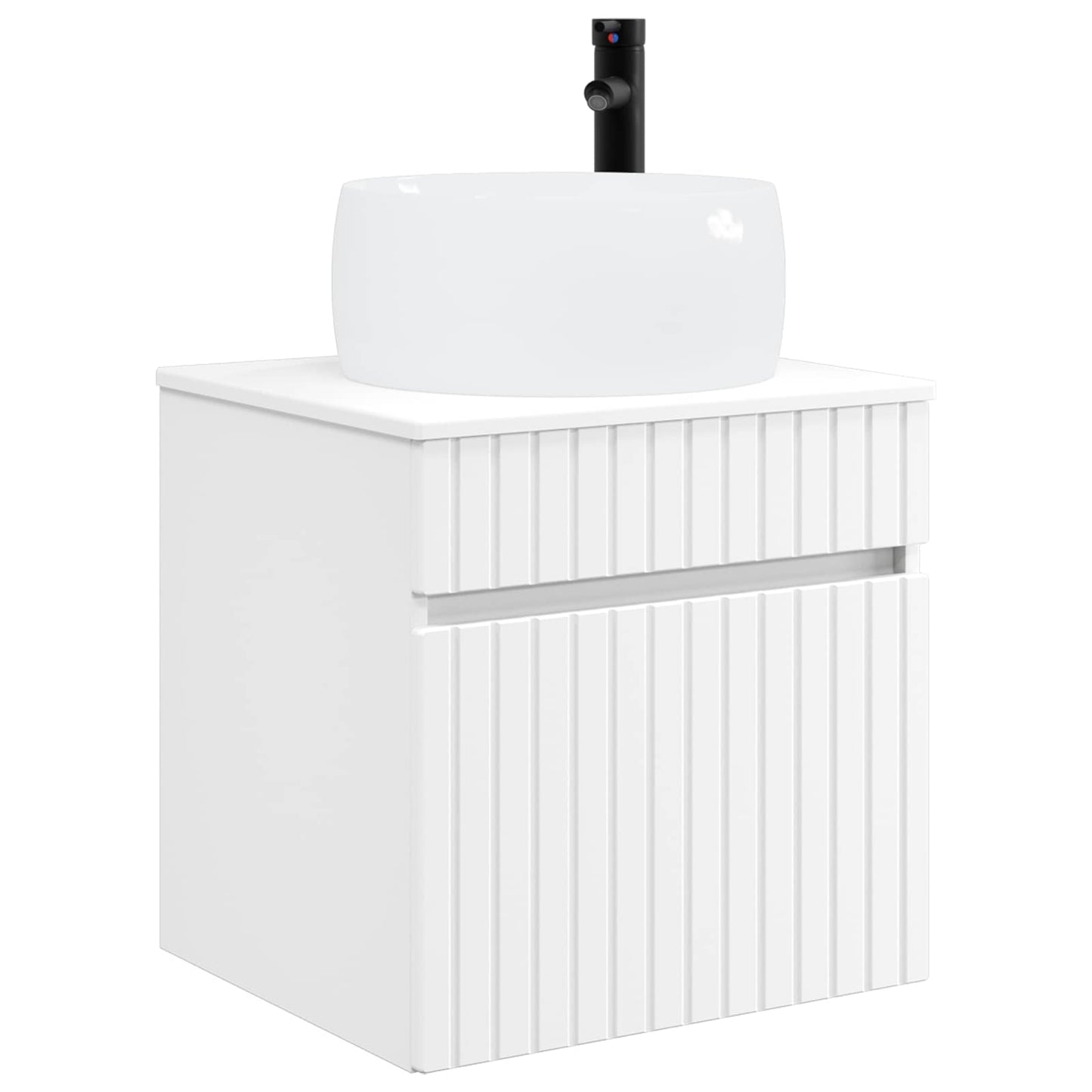 Wall-mounted Sink Vanity White 49 x 44.5 x 66 cm