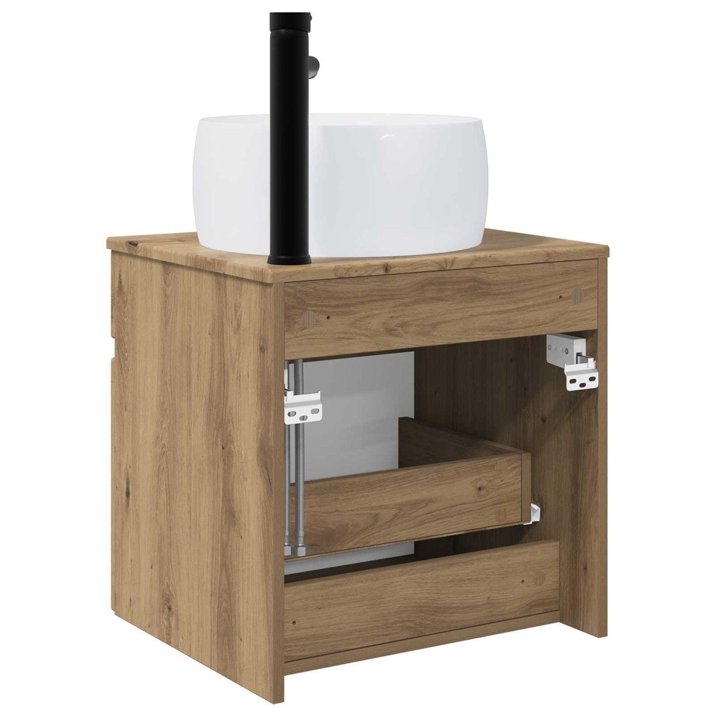 Wall-mounted Sink Vanity Artisan Oak 49 x 44.5 x 66 cm