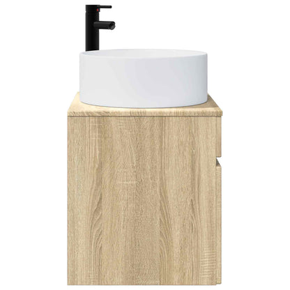 Wall-mounted Sink Vanity Sonoma Oak 49 x 44.5 x 65.5 cm