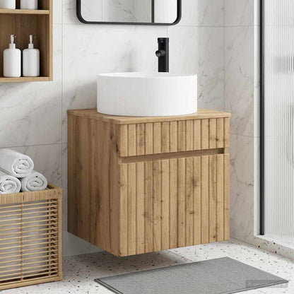 Wall-mounted Sink Vanity Artisan Oak 49 x 44.5 x 65.5 cm