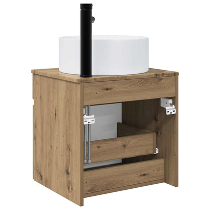 Wall-mounted Sink Vanity Artisan Oak 49 x 44.5 x 65.5 cm