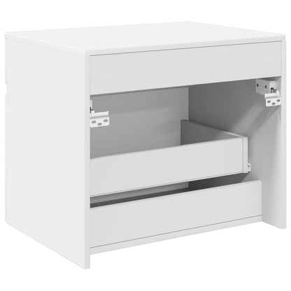 Wall-mounted Bathroom Cabinet White 59 x 44.5 x 50 cm