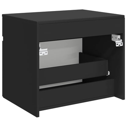 Wall-mounted Bathroom Cabinet Black 59 x 44.5 x 50 cm