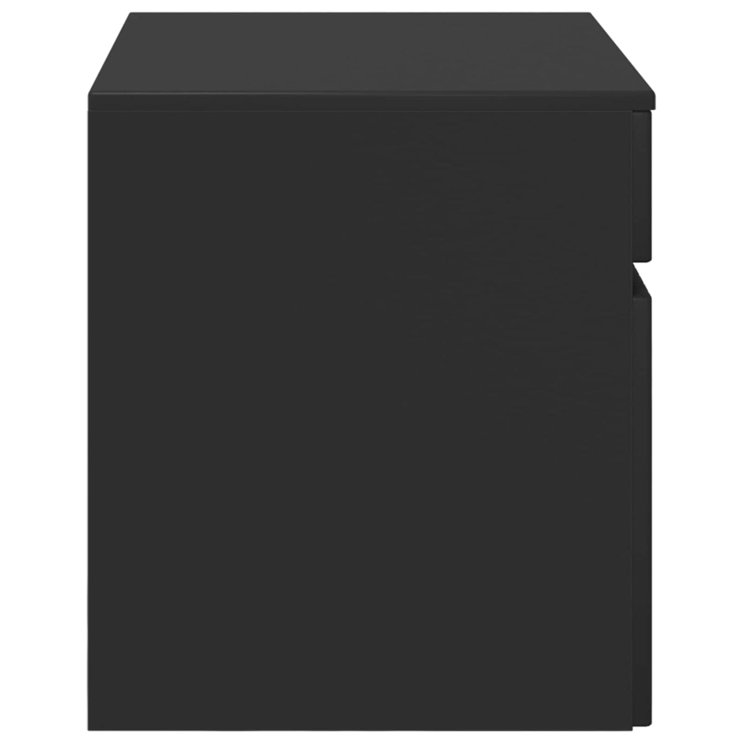 Wall-mounted Bathroom Cabinet Black 59 x 44.5 x 50 cm