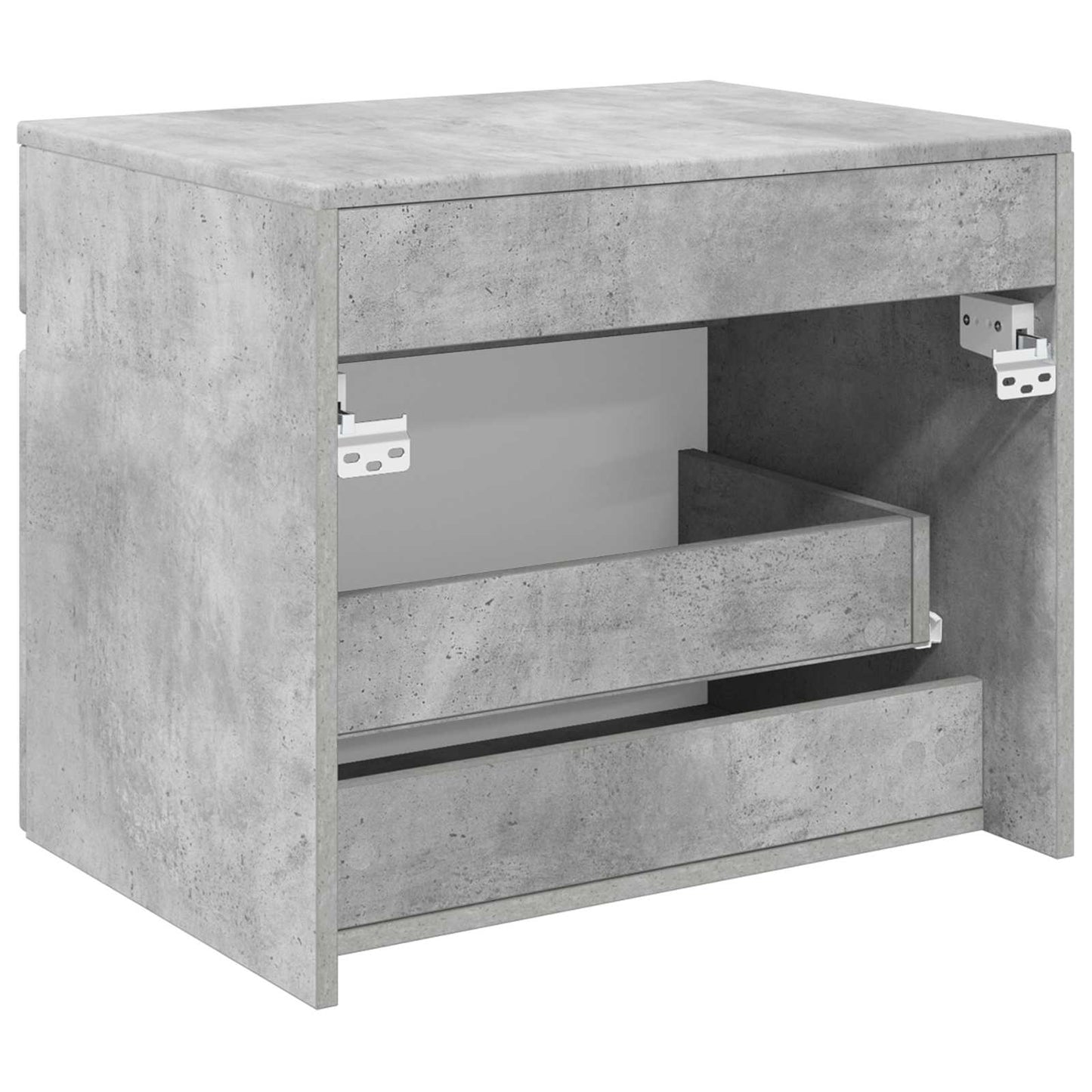 Wall-mounted Bathroom Cabinet Concrete Grey 59 x 44.5 x 50 cm