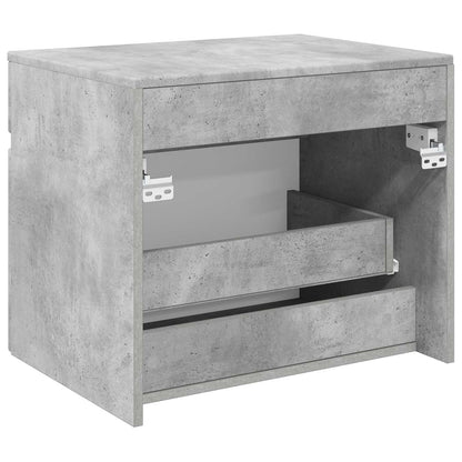 Wall-mounted Bathroom Cabinet Concrete Grey 59 x 44.5 x 50 cm