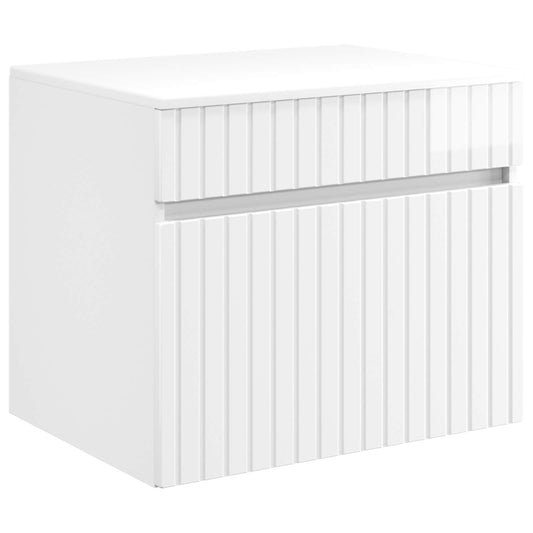 Wall-mounted Bathroom Cabinet High Gloss White