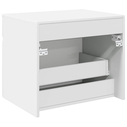 Wall-mounted Bathroom Cabinet High Gloss White