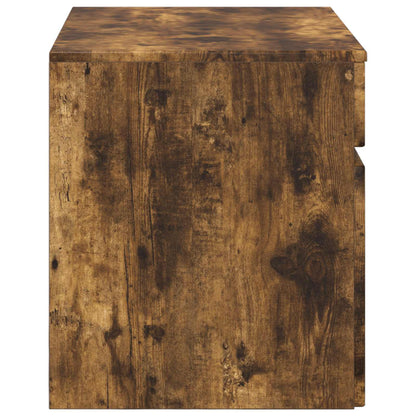 Wall-mounted Bathroom Cabinet Smoked Oak 59 x 44.5 x 50 cm