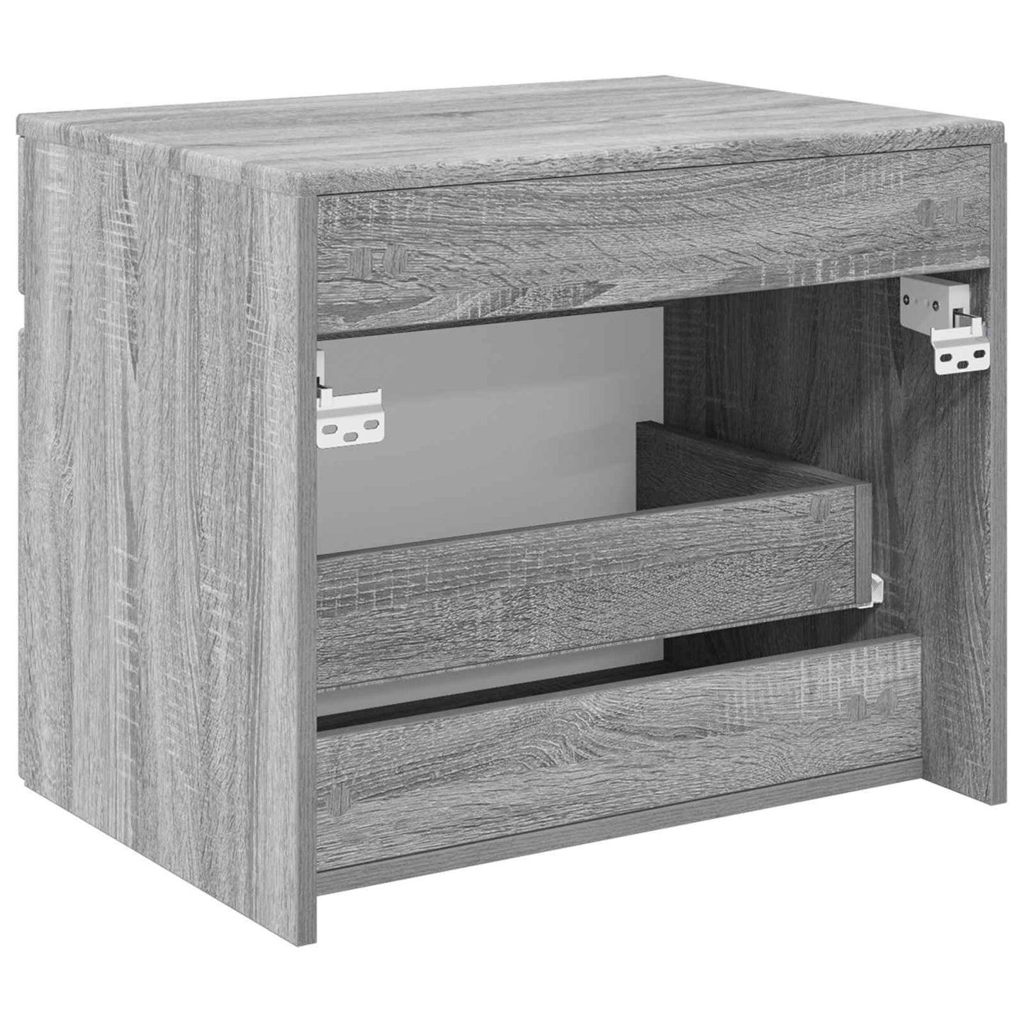 Wall-mounted Bathroom Cabinet Grey Sonoma 59 x 44.5 x 50 cm