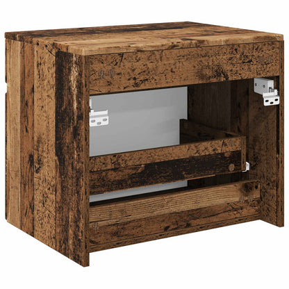 Wall-mounted Bathroom Cabinet Old Wood 59 x 44.5 x 50 cm