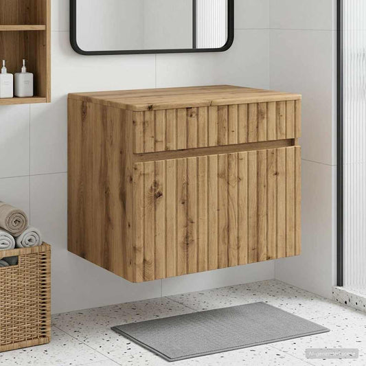 Wall-mounted Bathroom Cabinet Artisan Oak 59 x 44.5 x 50 cm