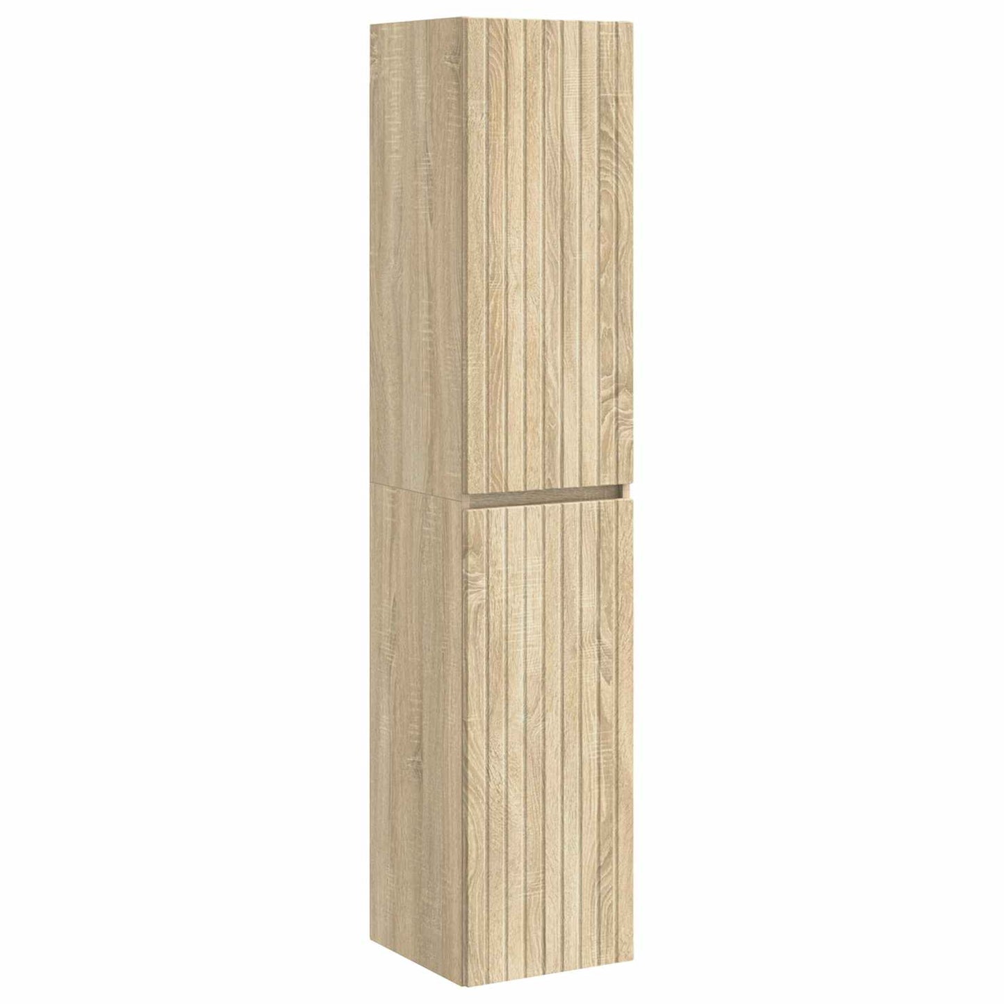 Wall-mounted Bathroom Cabinet Sonoma Oak 33 x 34.5 x 160 cm