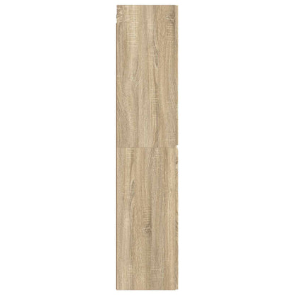 Wall-mounted Bathroom Cabinet Sonoma Oak 33 x 34.5 x 160 cm