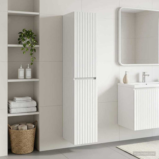 Wall-mounted Bathroom Cabinet High Gloss White