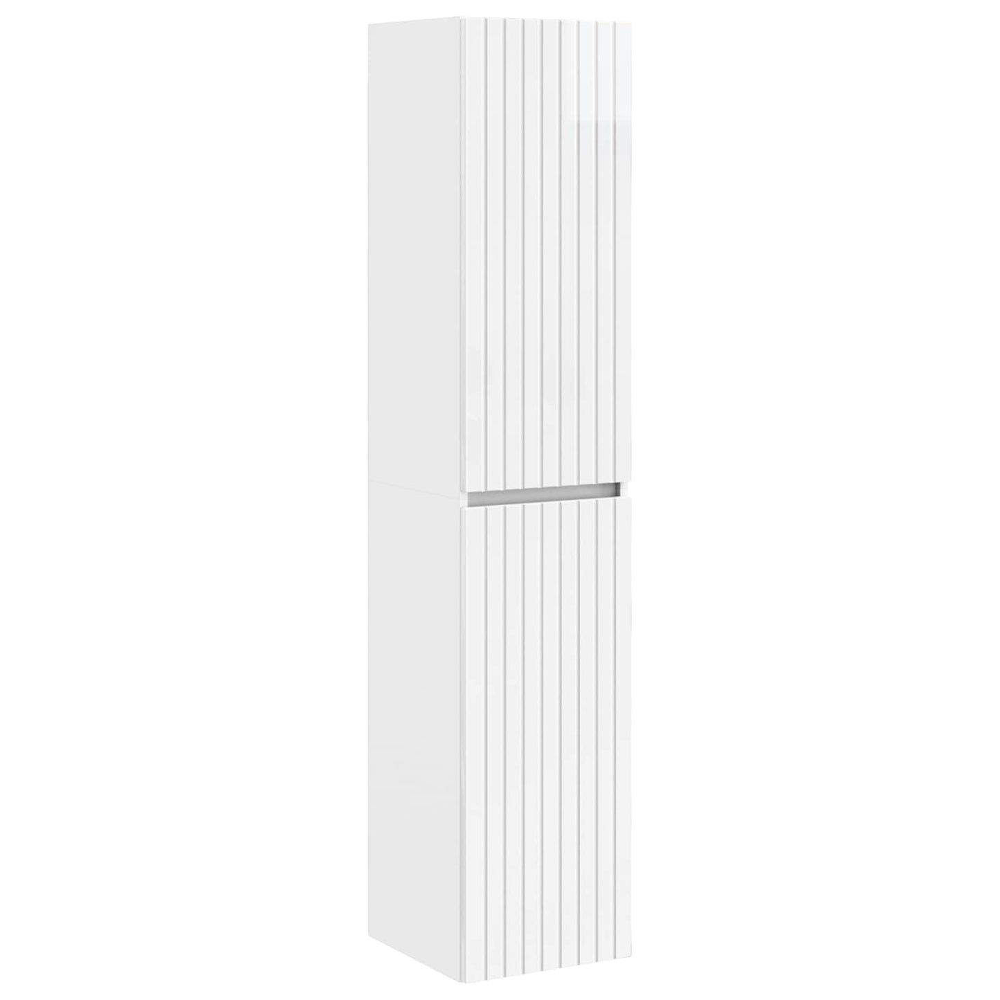 Wall-mounted Bathroom Cabinet High Gloss White