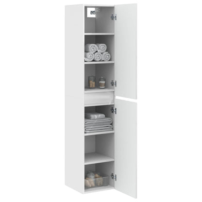 Wall-mounted Bathroom Cabinet High Gloss White