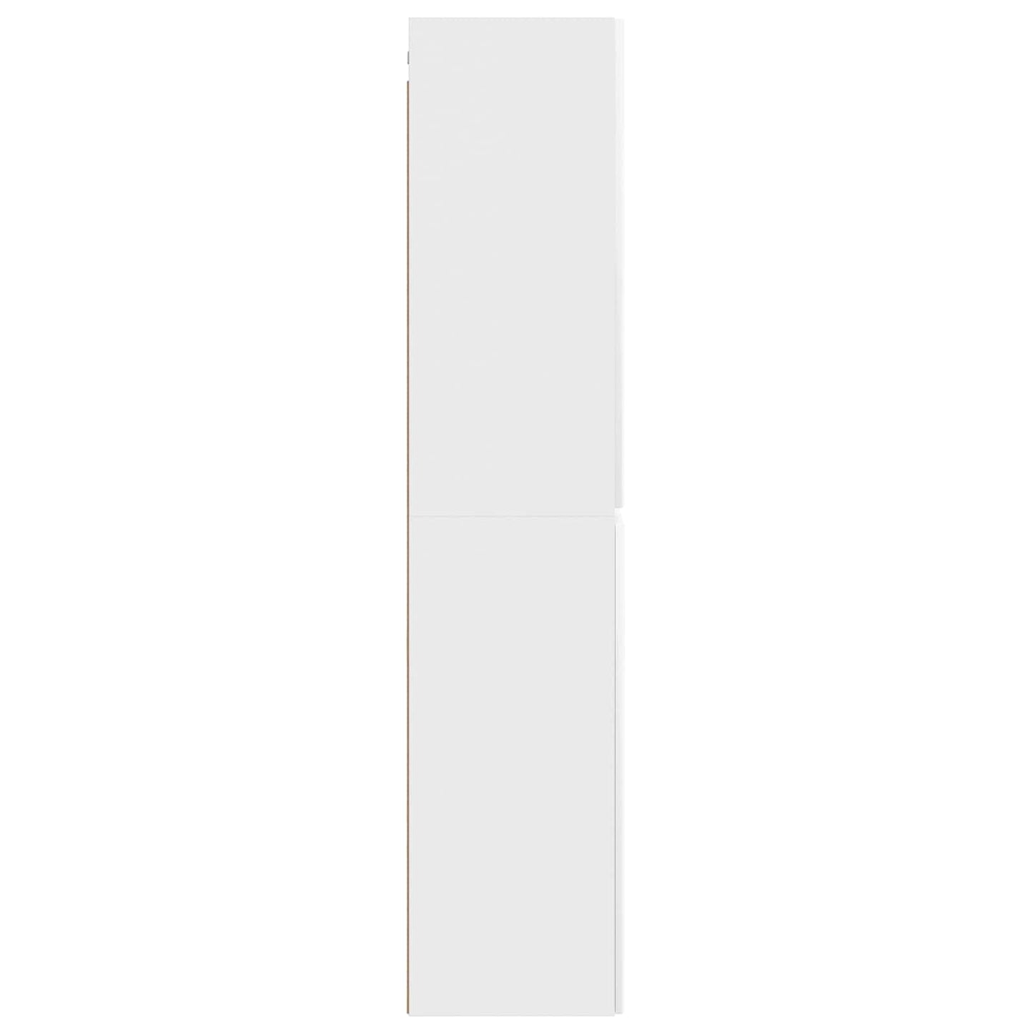 Wall-mounted Bathroom Cabinet High Gloss White