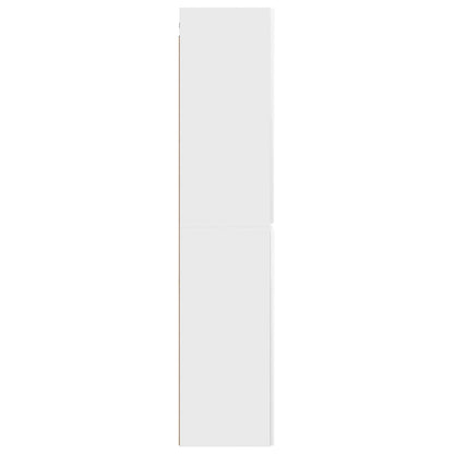 Wall-mounted Bathroom Cabinet High Gloss White