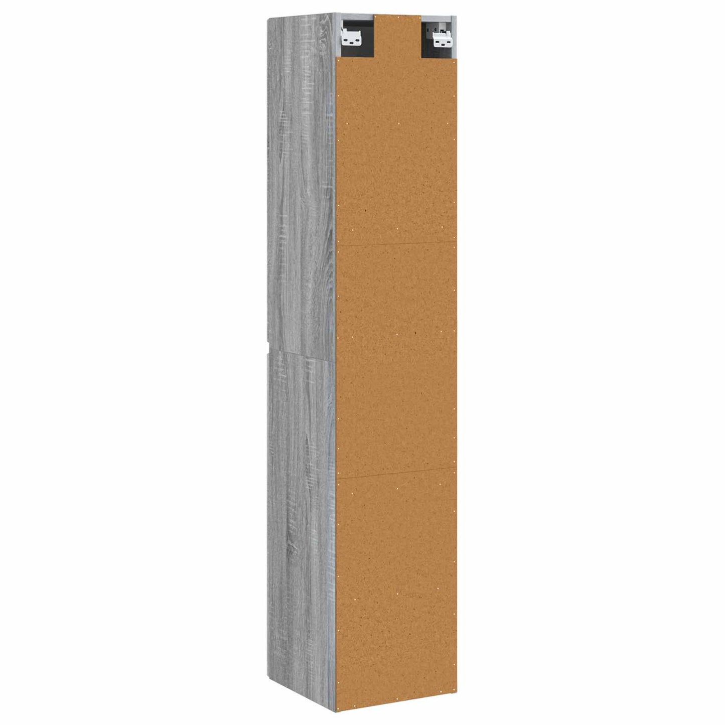 Wall-mounted Bathroom Cabinet Grey Sonoma 33 x 34.5 x 160 cm