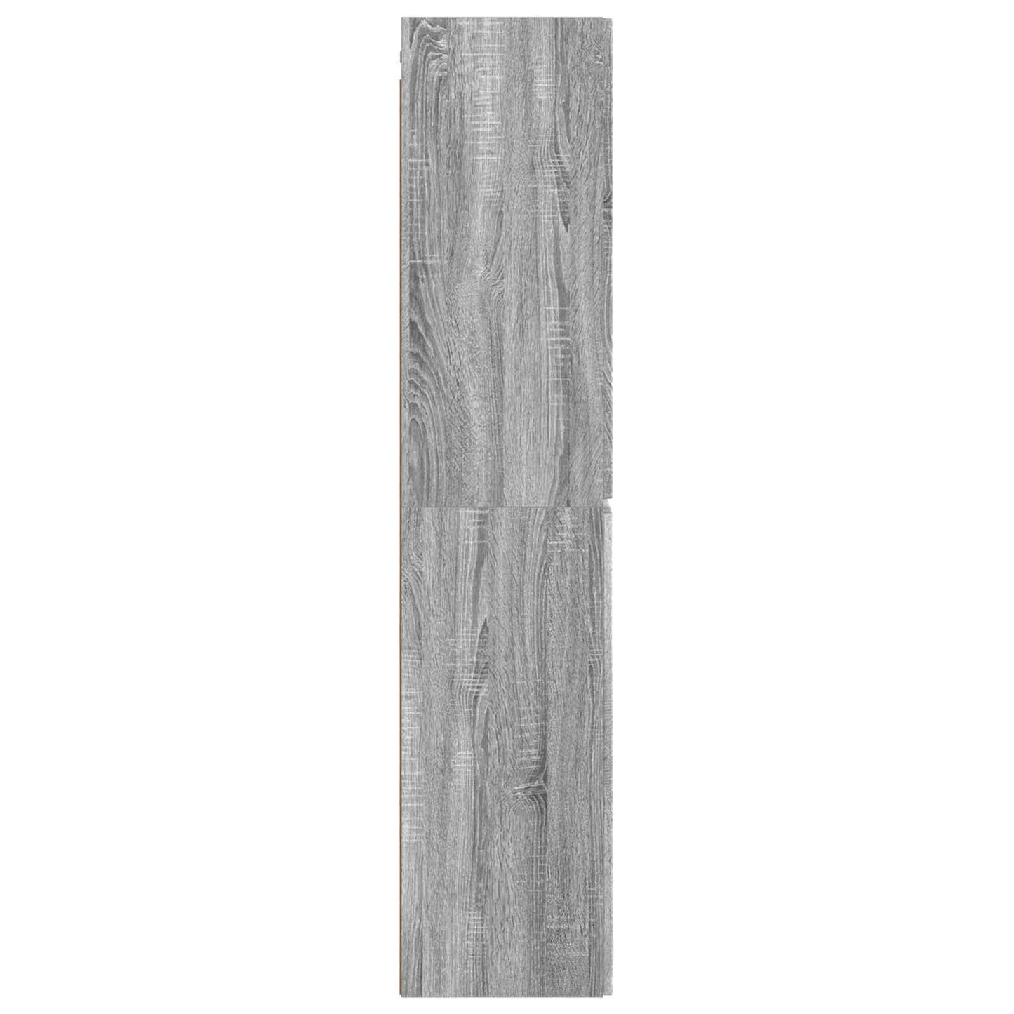 Wall-mounted Bathroom Cabinet Grey Sonoma 33 x 34.5 x 160 cm