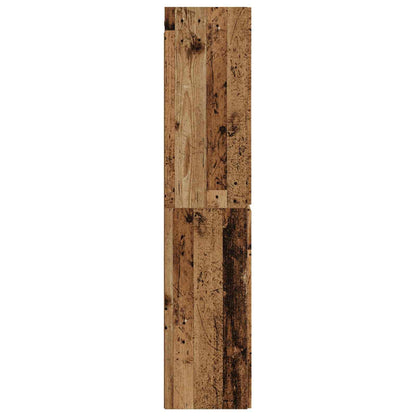 Wall-mounted Bathroom Cabinet Old Wood 33 x 34.5 x 160 cm