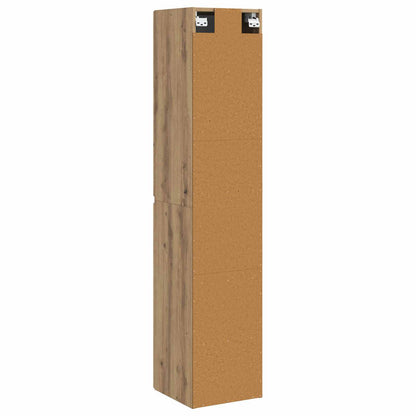 Wall-mounted Bathroom Cabinet Artisan Oak 33 x 34.5 x 160 cm