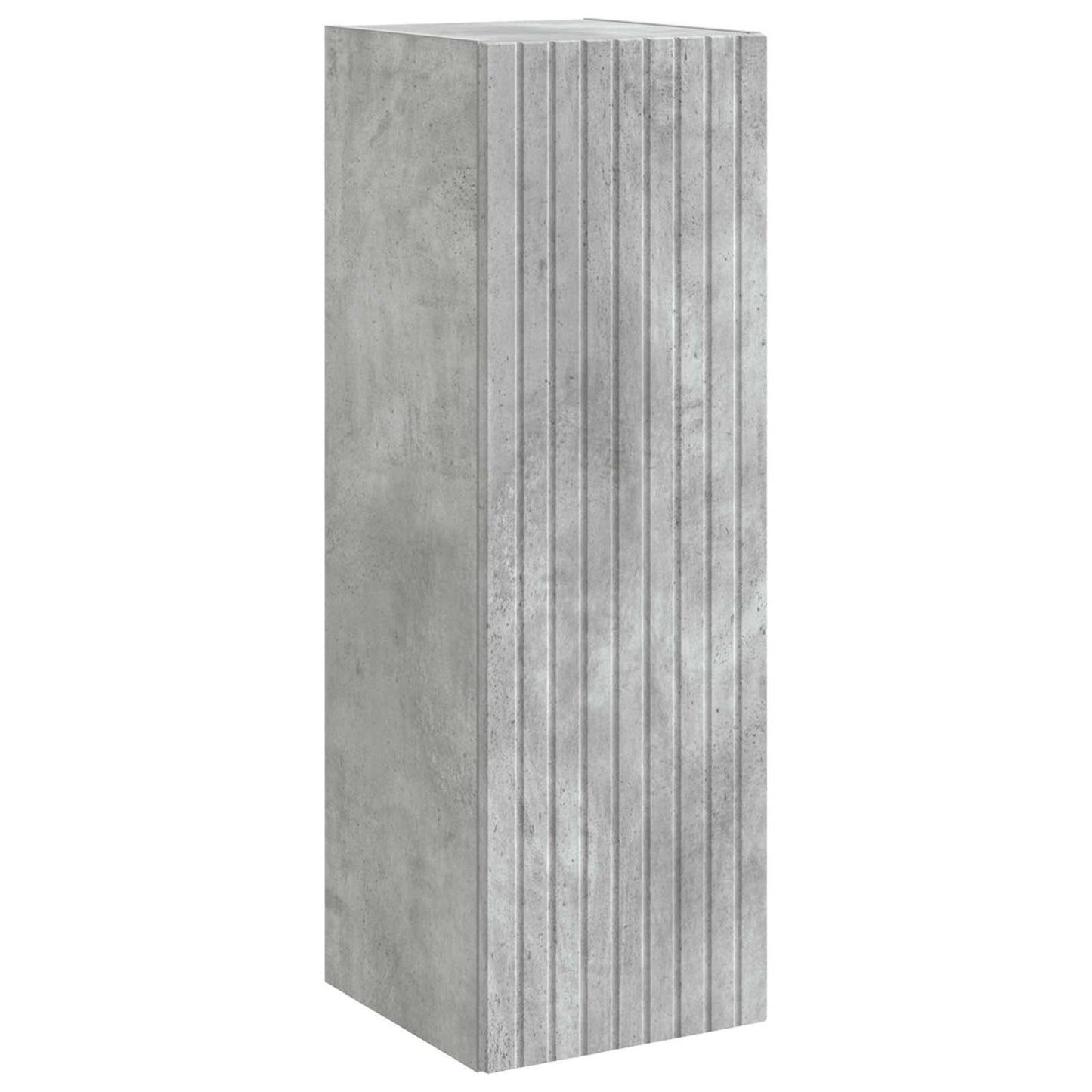 Wall-mounted Bathroom Cabinet Concrete Grey 33 x 34.5 x 100 cm