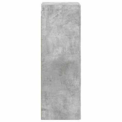 Wall-mounted Bathroom Cabinet Concrete Grey 33 x 34.5 x 100 cm