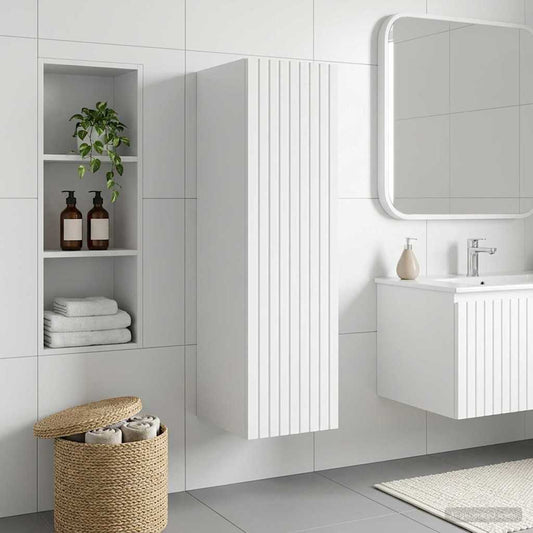 Wall-mounted Bathroom Cabinet High Gloss White