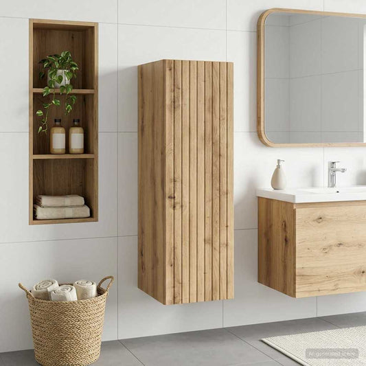 Wall-mounted Bathroom Cabinet Artisan Oak 33 x 34.5 x 100 cm