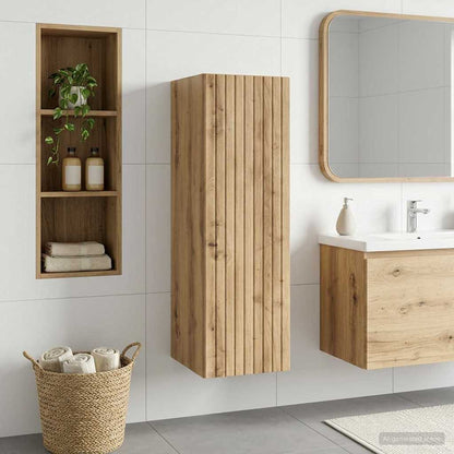 Wall-mounted Bathroom Cabinet Artisan Oak 33 x 34.5 x 100 cm